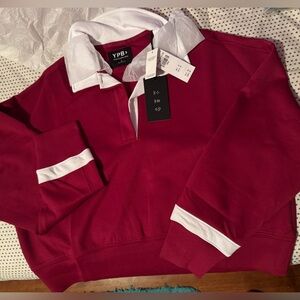 NWT Abercrombie Cropped Shirt